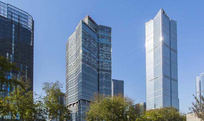 北京财富中心外观图